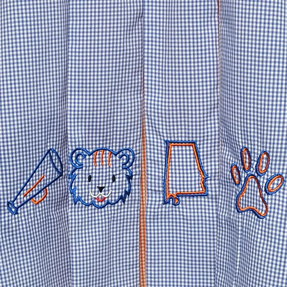 Tiger Navy/Orange 4 Logo Bloomer Set