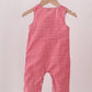 RED WOVEN CHRISTMAS TREE REINDEER SMOCKED JONJON