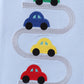 BLUE CAR EMBROIDERY TOP