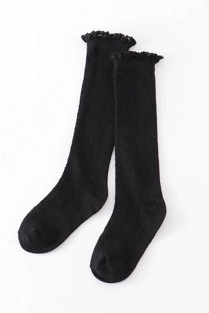 Lace Knee High Socks
