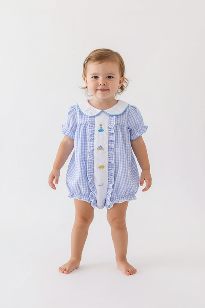 BLUE PRINCESS Gingham  BUBBLE