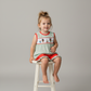 Handsmocked Island friends Short Set