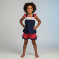 Snow Queen and friends handsmocked short set