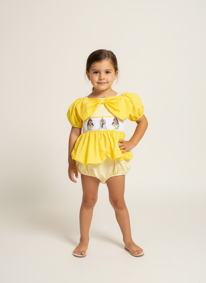 Smocked Belle of the Ball Bubble