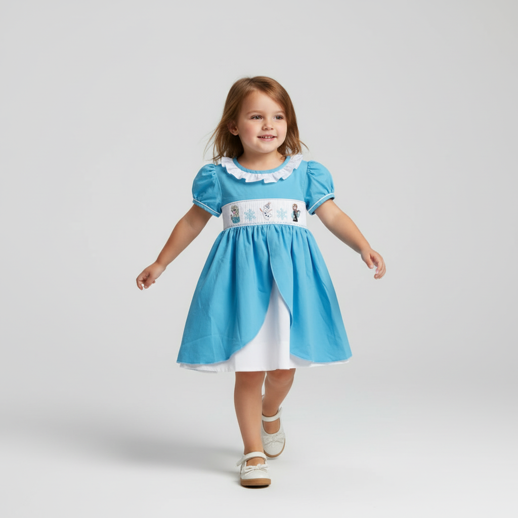 Smocked Frozen Princess Dress