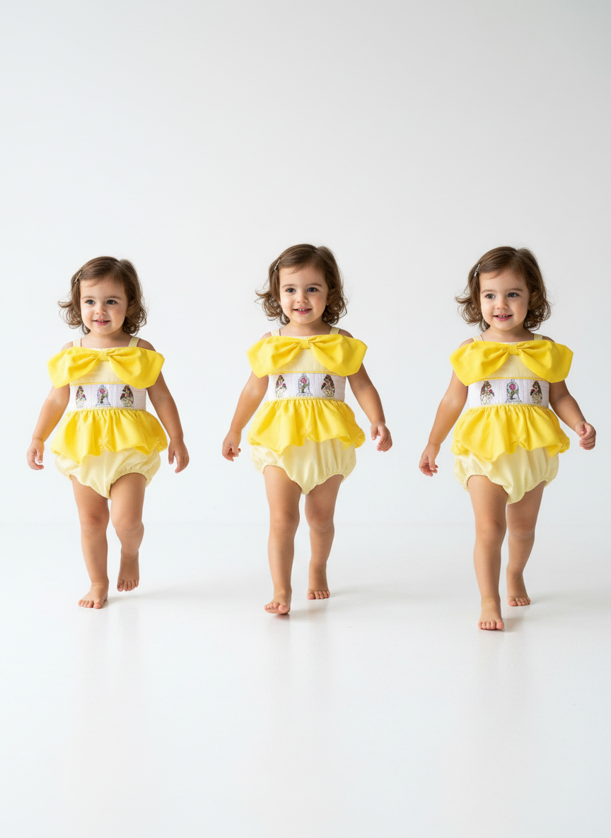 Smocked Belle of the Ball Bubble
