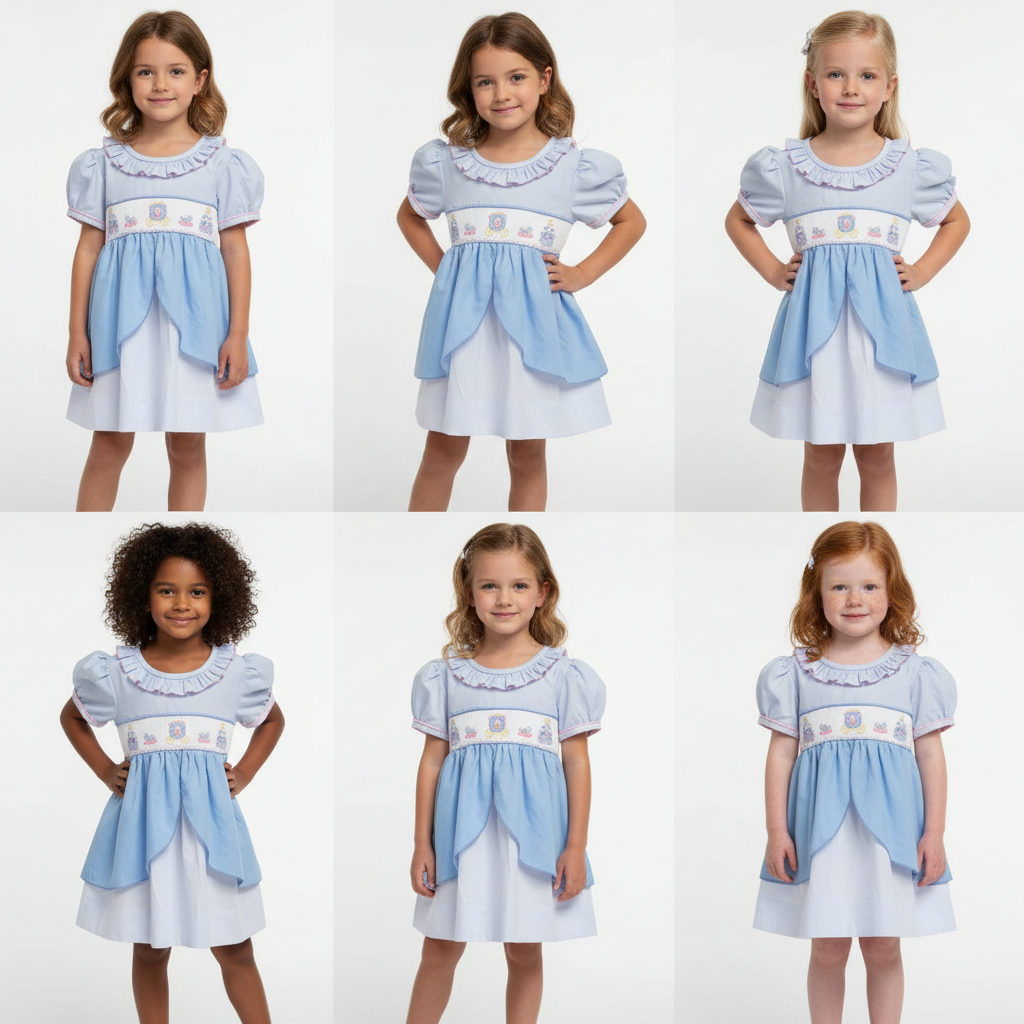 Smocked Cindy - ella Dress