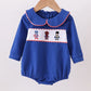 BLUE CHARACTER EMBROIDERY BUBBLE