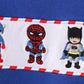 BLUE CHARACTER EMBROIDERY PANTS SET