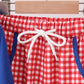 BLUE CHARACTER EMBROIDERY PANTS SET