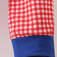 BLUE CHARACTER EMBROIDERY PANTS SET