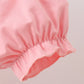 PINK GINGERBREAD EMBROIDERY RUFFLE BLOOMER SET
