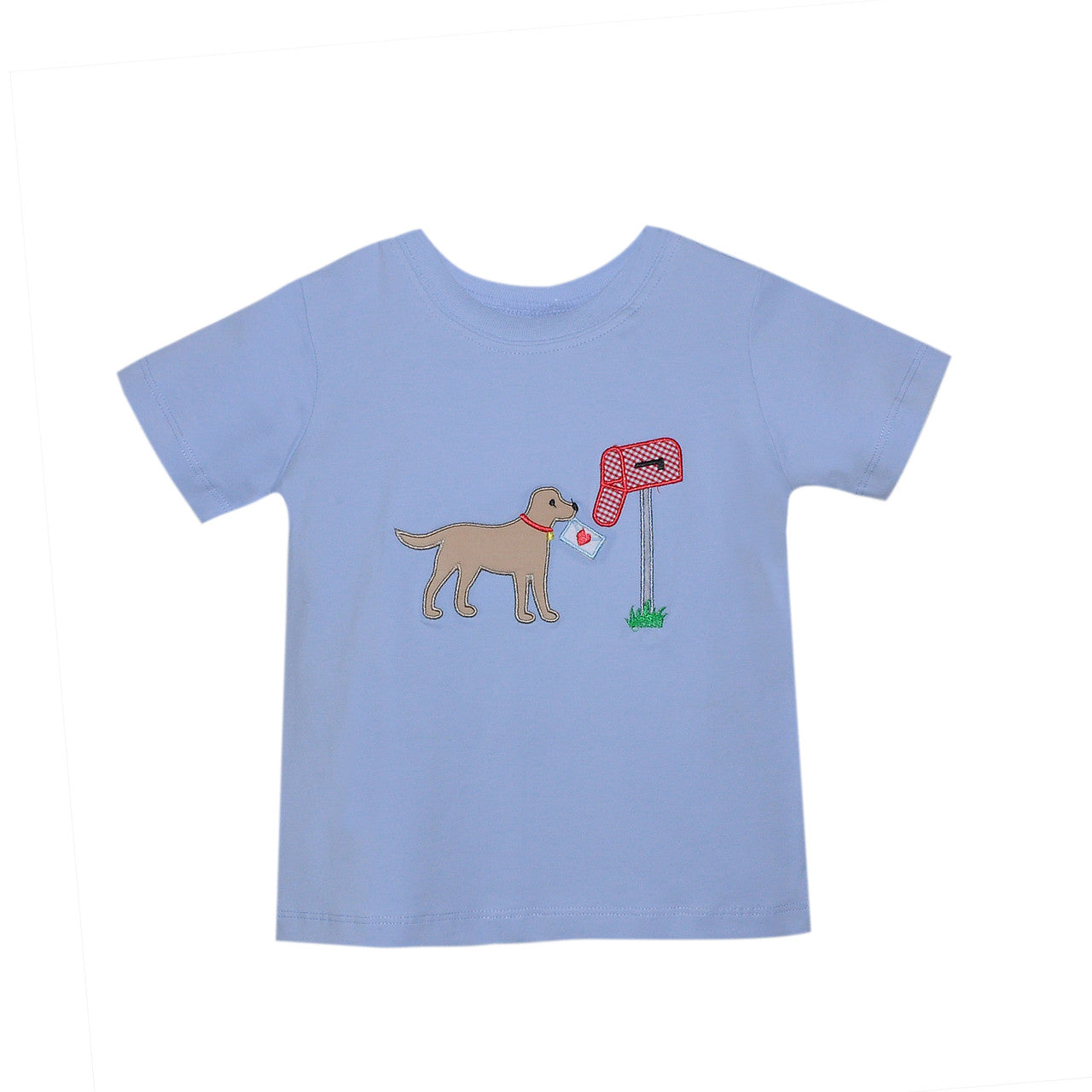 Houston Shirt - Valentine's Dog - Blue