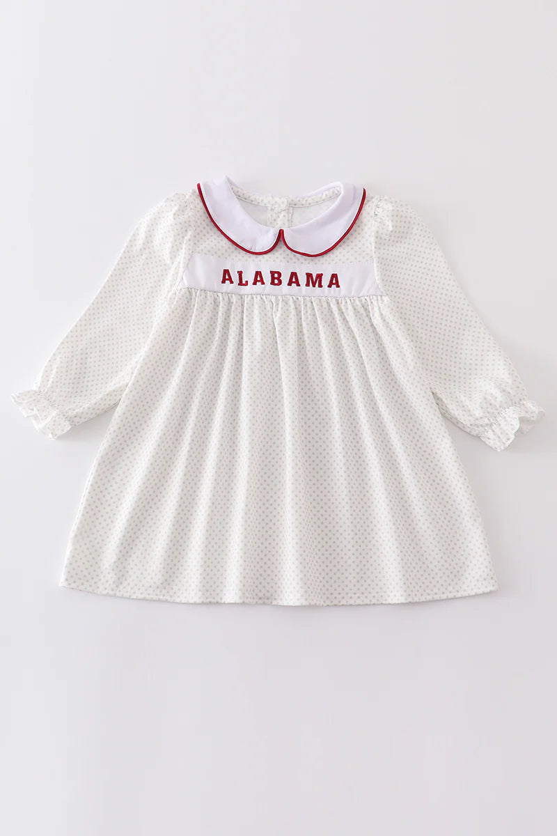 Alabama Roll Tide Embroidered Dress
