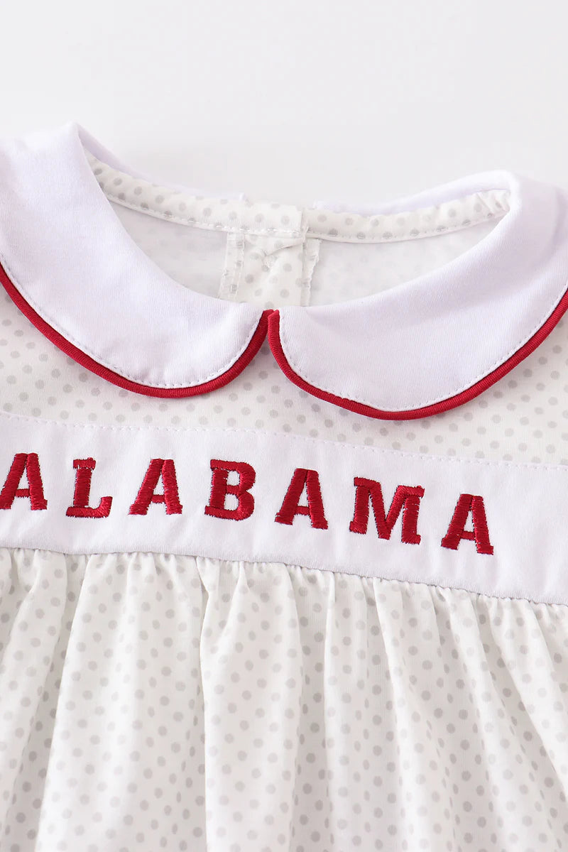 Alabama Roll Tide Embroidered Dress