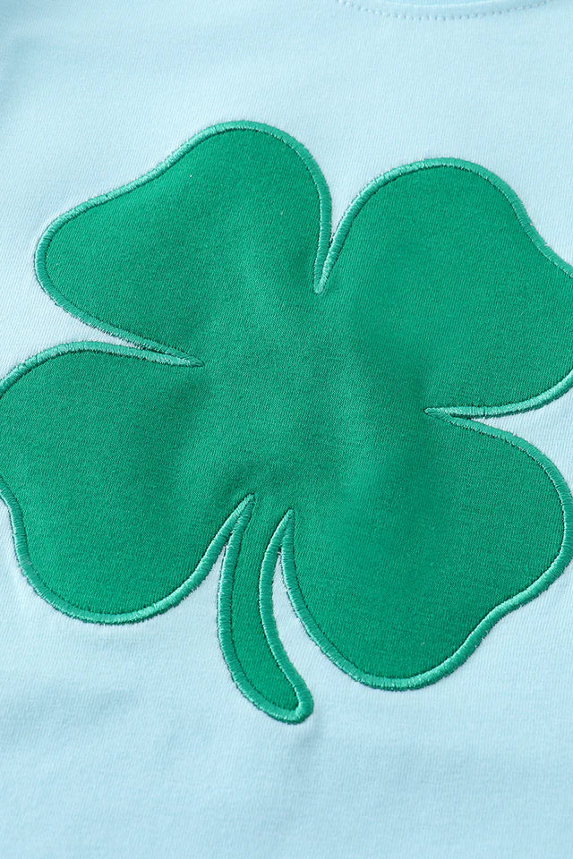 Blue Clover Applique Clover Set