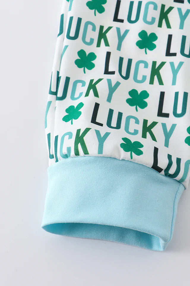 Blue Clover Applique Clover Set