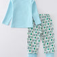 Blue Clover Applique Clover Set