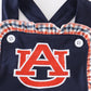 Navy Auburn Girls Applique Game Day Dres