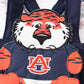 Navy Auburn Tiger Girl Gameday Bubble