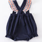Navy Auburn Tiger Girl Gameday Bubble