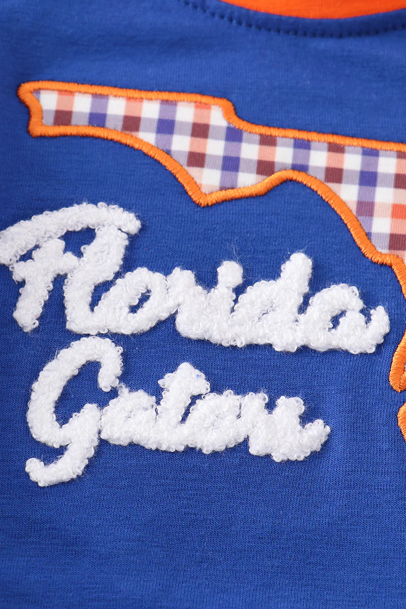 Blue Florida French Knot Boy Bubble