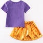LSU tiger sequin laser skort set