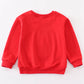 Red Georgia bulldog sequin sweatshirt