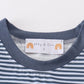 Navy stripe puppy applique boy set