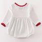 Grey stripe cheer team girl bubble
