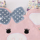 Pig floral print applique girl bubble