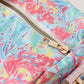 Pink strap floral travel bag