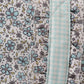 Green floral travel bag