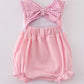 Pink puppy embroidery girl bubble