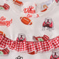 Go Dawgs print baby girl set