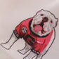 Go Dawgs print baby girl set