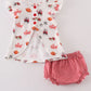 Go Dawgs print baby girl set