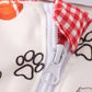 Go Dawgs print boy romper-Georgia
