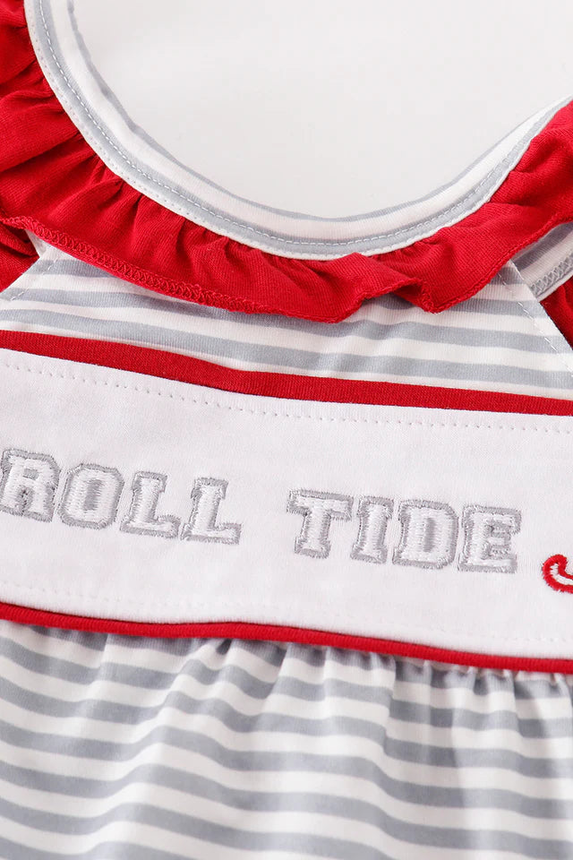 Alabama embroidered girl bubble
