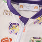 Purple geaux tiger boy romper