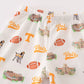 Tennessee football baby girl pajamas set