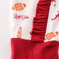 Maroon roll tide football girl romper