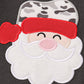 Camouflage christmas santa claus applique boy romper