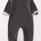 Camouflage christmas santa claus applique boy romper