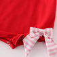 Red christmas nutcracker french knot girl bubble