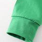 Green santa claus applique boy top