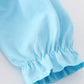 Blue valentine XOXO smocked girl bubble