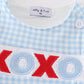 Blue valentine XOXO smocked boy jonjon