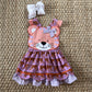 Orange & Purple Tiger Dress