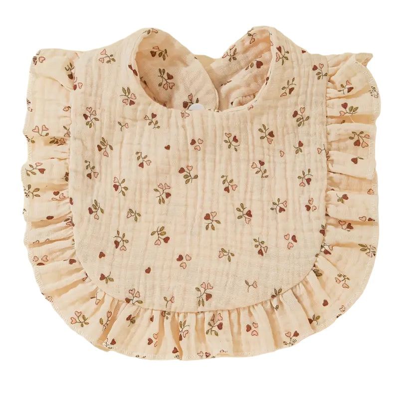Cotton Baby Bib floral